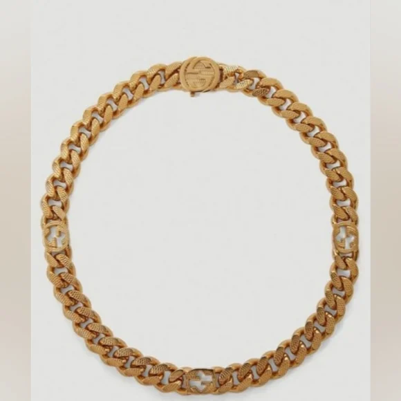 Gucci gold 2024 choker necklace